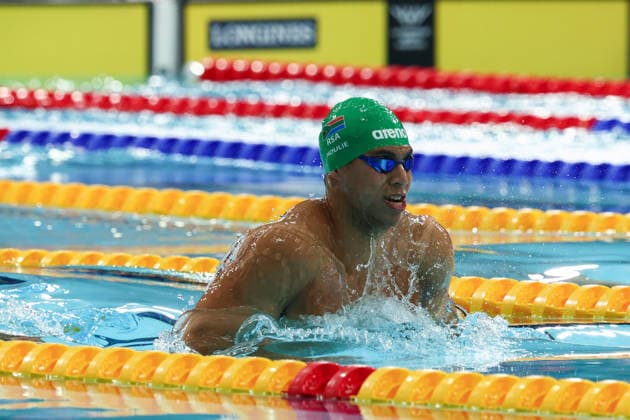 July 27, 2026, Glasgow, Scotland, Great Britain: MICHAEL HOULIE of South Africa in the Swimming Men s 50m Breaststroke Final of the Commonwealth Games Glasgow 2026 at the Tollcross International Swimming Centre in Glasgow, Scotland. Commowealth Games 2026: Swimming  - ZUMAc179 20260727_zep_c179_378 Copyright: xMickaelxChavetx