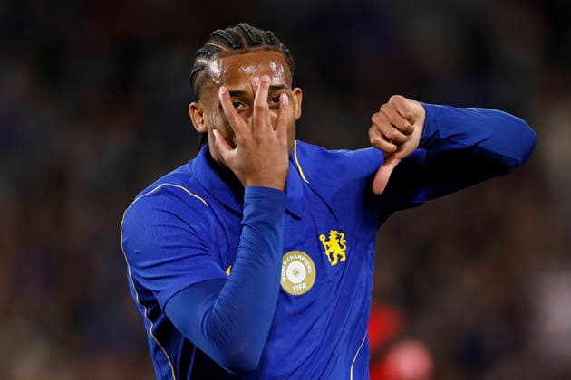 SOCCER CHELSEA WANDERERS, Joao Pedro of Chelsea celebrates scoring a goal during of the Sydney Super Cup match between Chelsea FC and the Western Sydney Wanderers FC at Accor Stadium in Sydney, Tuesday, July 28, 2026. ( NO ARCHIVING, EDITORIAL USE ONLY SYDNEY NEW SOUTH WALES AUSTRALIA  Copyright: xMARKxEVANSx 20260728163065412544