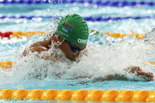July 27, 2026, Glasgow, Scotland, Great Britain: MICHAEL HOULIE of South Africa in the Swimming Men s 50m Breaststroke Final of the Commonwealth Games Glasgow 2026 at the Tollcross International Swimming Centre in Glasgow, Scotland. Glasgow Great Britain - ZUMAc179 20260727_zep_c179_376 Copyright: xMickaelxChavetx