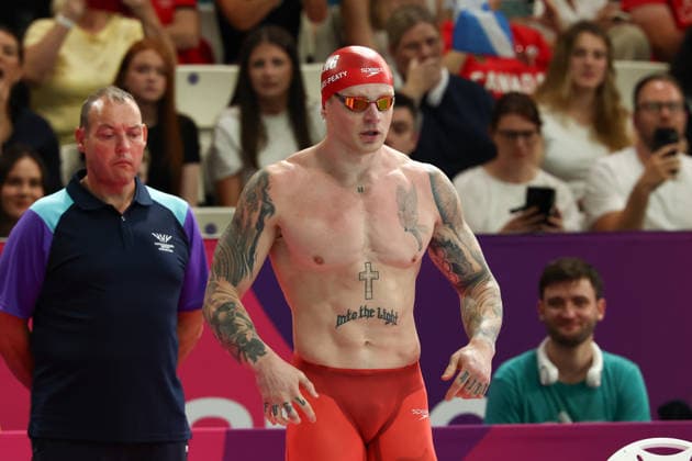 July 27, 2026, Glasgow, Scotland, Great Britain: ADAM RAMSAY-PEATY in the Swimming Men s 50m Breaststroke Final of the Commonwealth Games Glasgow 2026 at the Tollcross International Swimming Centre in Glasgow, Scotland. Glasgow Great Britain - ZUMAc179 20260727_zep_c179_384 Copyright: xMickaelxChavetx