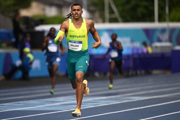 COM26 ATHLETICS, Reece Holder of Australia competes in the Men s 400m Heats during the Glasgow 2026 Commonwealth Games at Scotstoun Stadium in Glasgow, Scotland, Tuesday, July 28, 2026. ( NO ARCHIVING, EDITORIAL USE ONLY Glasgow United Kingdom  Copyright: xJOELxCARRETTx 20260728113780722758