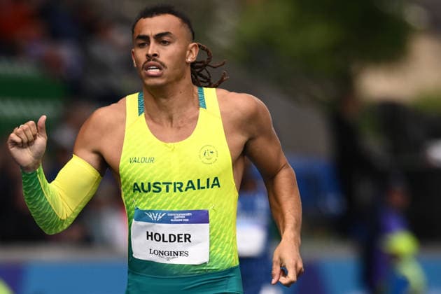 COM26 ATHLETICS, Reece Holder of Australia competes in the Men s 400m Heats during the Glasgow 2026 Commonwealth Games at Scotstoun Stadium in Glasgow, Scotland, Tuesday, July 28, 2026. ( NO ARCHIVING, EDITORIAL USE ONLY Glasgow United Kingdom  Copyright: xJOELxCARRETTx 20260728128333352833