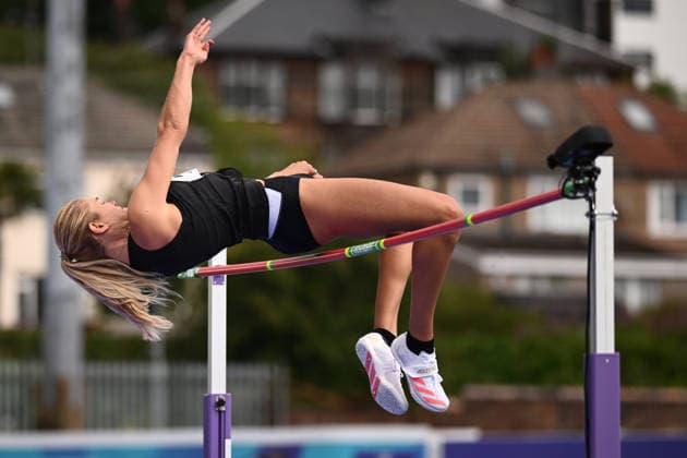 COM26 ATHLETICS, Maddie Wilson of New Zealand competes in the Women s Heptathlon High Jump during the Glasgow 2026 Commonwealth Games at Scotstoun Stadium in Glasgow, Scotland, Tuesday, July 28, 2026. ( NO ARCHIVING, EDITORIAL USE ONLY Glasgow United Kingdom  Copyright: xJOELxCARRETTx 20260728166869049678