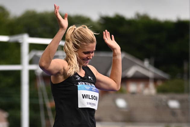 COM26 ATHLETICS, Maddie Wilson of New Zealand competes in the Women s Heptathlon High Jump during the Glasgow 2026 Commonwealth Games at Scotstoun Stadium in Glasgow, Scotland, Tuesday, July 28, 2026. ( NO ARCHIVING, EDITORIAL USE ONLY Glasgow United Kingdom  Copyright: xJOELxCARRETTx 20260728198891525340