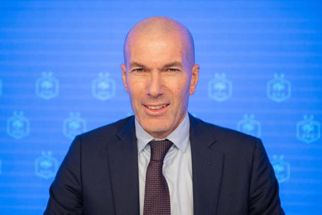 press conference, PK, Pressekonferenz to present Zinedine Zidane as the new coach of France Football national team, Nationalteam - Paris AJ Former French international football player Zinedine Zidane during a press conference to present him as the new head coach of France national football team at the French Football Federation headquarters (FFF) in Paris, France on July 28, 2026. The former France playmaker, who won the 1998 World Cup and the 2000 European Championship, EM, Europameisterschaft as a player, has been appointed head coach of the French national team, succeeding Didier Deschamps, the French Football Federation (FFF) announced. Zidane takes over from his former teammate Deschamps, who had been in charge since 2012; Deschamps tenure ended with a fourth-place finish at the 2026 World Cup, following a title win in 2018 and a final appearance in 2022. Photo by Alexis Jumeau ABACAPRESS.COM Paris France  Copyright: xJumeauxAlexis ABACAx