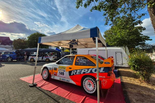 RECORD DATE NOT STATED 149 David Bonning (GBR) Paul Sandford (GBR), FORD Escort RS Cosworth im Rallyezentrum in Daun GER, Motorsport, Rallye, Eifel-Rallye-Festival 2026l, Daun, Rheinland-Pfalz, Eifel, Deutschland, 25.07.2026 GER, Motorsport, Rallye, Eifel-Rallye-Festival 2026l, Daun, Rheinland-Pfalz, Eifel, Deutschland, 25.07.2026 Daun *** 149 David Bonning GBR Paul Sandford GBR, FORD Escort RS Cosworth at the Rally Center in Daun GER, Motorsports, Rally, Eifel Rally Festival 2026l, Daun, Rhineland-Palatinate, Eifel, Germany, July 25, 2026 GER, Motorsports, Rally, Eifel Rally Festival 2026l, Daun, Rhineland-Palatinate, Eifel, Germany, July 25, 2026, Daun Copyright: xEibner-Pressefoto JuergenxAugstx EP_JAT