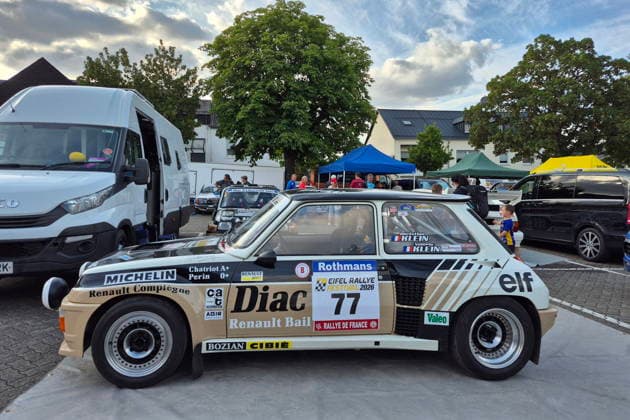 RECORD DATE NOT STATED 77 Christian Klein (FRA) ValÃ rie Klein (FRA), RENAULT 5 Turbo Tour de Corse im Rallyezentrum in Daun GER, Motorsport, Rallye, Eifel-Rallye-Festival 2026l, Daun, Rheinland-Pfalz, Eifel, Deutschland, 25.07.2026 GER, Motorsport, Rallye, Eifel-Rallye-Festival 2026l, Daun, Rheinland-Pfalz, Eifel, Deutschland, 25.07.2026 Daun *** 77 Christian Klein FRA, Valérie Klein FRA, RENAULT 5 Turbo, Tour de Corse at the Rally Center in Daun, GER, Motorsports, Rally, Eifel Rally Festival 2026l, Daun, Rhineland-Palatinate, Eifel, Germany, July 25, 2026 GER, Motorsports, Rally, Eifel Rally Festival 2026l, Daun, Rhineland-Palatinate, Eifel, Germany, July 25, 2026, Daun Copyright: xEibner-Pressefoto JuergenxAugstx EP_JAT
