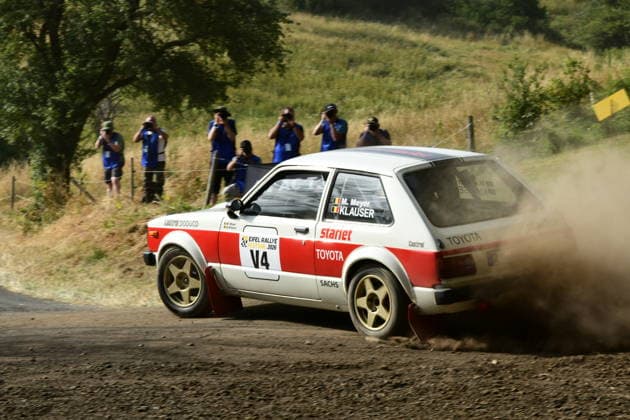 RECORD DATE NOT STATED V4 Markus Meyer (BEL) Andreas Klauser (BEL), TOYOTA Starlet kp61 GER, Motorsport, Rallye, Eifel-Rallye-Festival 2026l, Daun, Rheinland-Pfalz, Eifel, Deutschland, 25.07.2026 GER, Motorsport, Rallye, Eifel-Rallye-Festival 2026l, Daun, Rheinland-Pfalz, Eifel, Deutschland, 25.07.2026 Daun *** V4 Markus Meyer BEL Andreas Klauser BEL, TOYOTA Starlet kp61 GER, Motorsports, Rally, Eifel Rally Festival 2026l, Daun, Rhineland-Palatinate, Eifel, Germany, July 25, 2026 GER, Motorsports, Rally, Eifel Rally Festival 2026l, Daun, Rhineland-Palatinate, Eifel, Germany, July 25, 2026 Daun Copyright: xEibner-Pressefoto JuergenxAugstx EP_JAT