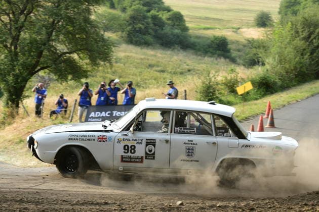 RECORD DATE NOT STATED 98 Ton Cornelissen (NLD) Jeroen Van Den Broek (NLD), TRIUMPH 2500 PI Saloon GER, Motorsport, Rallye, Eifel-Rallye-Festival 2026l, Daun, Rheinland-Pfalz, Eifel, Deutschland, 25.07.2026 GER, Motorsport, Rallye, Eifel-Rallye-Festival 2026l, Daun, Rheinland-Pfalz, Eifel, Deutschland, 25.07.2026 Daun *** 98 Ton Cornelissen (NLD), Jeroen Van Den Broek (NLD), TRIUMPH 2500 PI Saloon (GER), Motorsports, Rally, Eifel Rally Festival 2026, Daun, Rhineland-Palatinate, Eifel, Germany, July 25, 2026 GER, Motorsports, Rally, Eifel Rally Festival 2026l, Daun, Rhineland-Palatinate, Eifel, Germany, July 25, 2026, Daun Copyright: xEibner-Pressefoto JuergenxAugstx EP_JAT