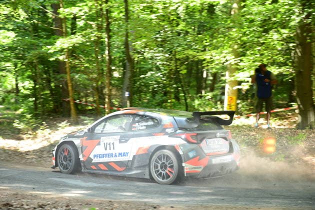 RECORD DATE NOT STATED V11 Bjoern Satorius (GER), Jara Hain (GER), TOYOTA GR Yaris Rally2 GER, Motorsport, Rallye, Eifel-Rallye-Festival 2026l, Daun, Rheinland-Pfalz, Eifel, Deutschland, 25.07.2026 GER, Motorsport, Rallye, Eifel-Rallye-Festival 2026l, Daun, Rheinland-Pfalz, Eifel, Deutschland, 25.07.2026 Daun *** V11 Bjoern Satorius GER, Jara Hain GER, TOYOTA GR Yaris Rally2 GER, Motorsports, Rally, Eifel Rally Festival 2026, Daun, Rhineland-Palatinate, Eifel, Germany, July 25, 2026 GER, Motorsports, Rally, Eifel Rally Festival 2026l, Daun, Rhineland-Palatinate, Eifel, Germany, July 25, 2026, Daun Copyright: xEibner-Pressefoto JuergenxAugstx EP_JAT