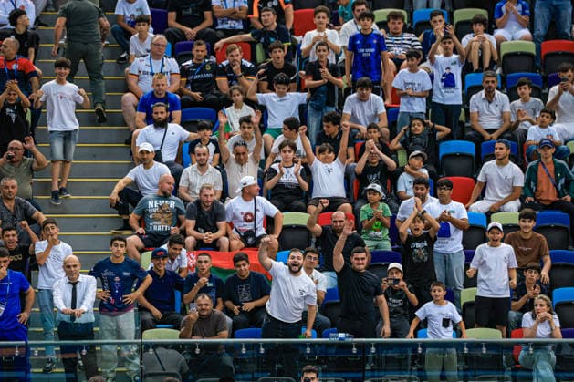 U17, U 17 Wrestling World Championships Fans *** U17 Wrestling World Championships Fans Copyright: xUnitedxWorldxWrestlingx xAmirrezx UWW-U17-WC-BAKU-2026