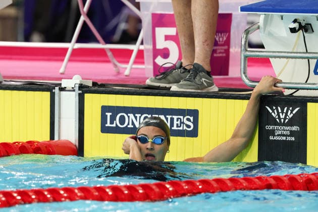 July 27, 2026, Glasgow, Scotland, Great Britain: KYLIE MASSE of Canada wins the Women s 50m Backstroke Semi Final 2 of the Commonwealth Games Glasgow 2026 at the Tollcross International Swimming Centre in Glasgow, Scotland. Commowealth Games 2026: Swimming  - ZUMAc179 20260727_zep_c179_400 Copyright: xMickaelxChavetx