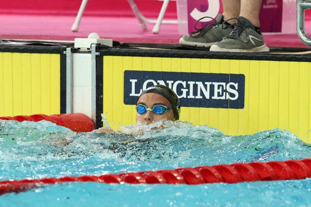 July 27, 2026, Glasgow, Scotland, Great Britain: KYLIE MASSE of Canada in the Women s 50m Backstroke Semi Final of the Commonwealth Games Glasgow 2026 at the Tollcross International Swimming Centre in Glasgow, Scotland. Commowealth Games 2026: Swimming  - ZUMAc179 20260727_zep_c179_402 Copyright: xMickaelxChavetx