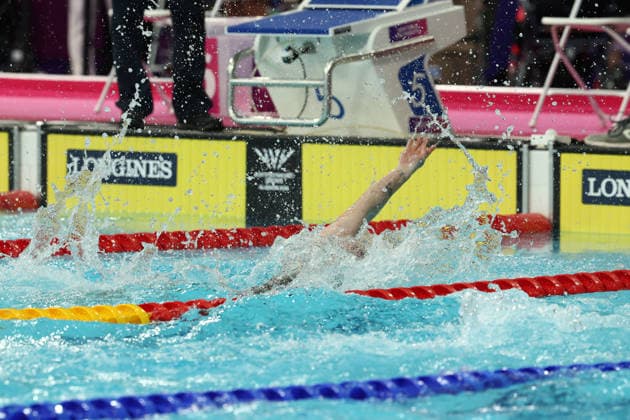July 27, 2026, Glasgow, Scotland, Great Britain: DANIELLE HILL of Northern Ireland in the Women s 50m Backstroke Semi Final of the Commonwealth Games Glasgow 2026 at the Tollcross International Swimming Centre in Glasgow, Scotland. Commowealth Games 2026: Swimming  - ZUMAc179 20260727_zep_c179_415 Copyright: xMickaelxChavetx