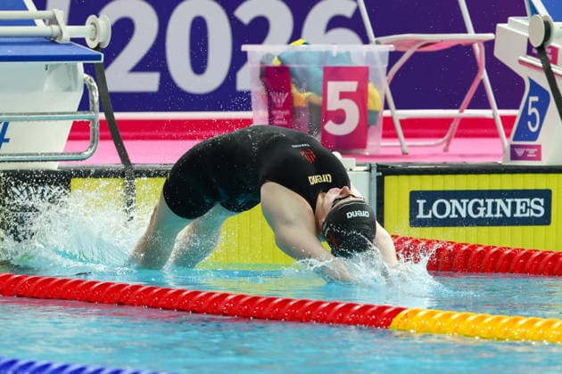 July 27, 2026, Glasgow, Scotland, Great Britain: DANIELLE HILL of Northern Ireland in the Women s 50m Backstroke Semi Final of the Commonwealth Games Glasgow 2026 at the Tollcross International Swimming Centre in Glasgow, Scotland. Commowealth Games 2026: Swimming  - ZUMAc179 20260727_zep_c179_418 Copyright: xMickaelxChavetx