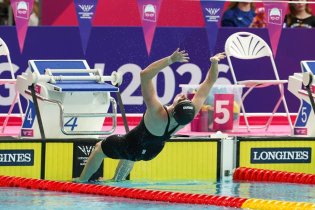 July 27, 2026, Glasgow, Scotland, Great Britain: DANIELLE HILL of Northern Ireland in the Women s 50m Backstroke Semi Final of the Commonwealth Games Glasgow 2026 at the Tollcross International Swimming Centre in Glasgow, Scotland. Commowealth Games 2026: Swimming  - ZUMAc179 20260727_zep_c179_419 Copyright: xMickaelxChavetx