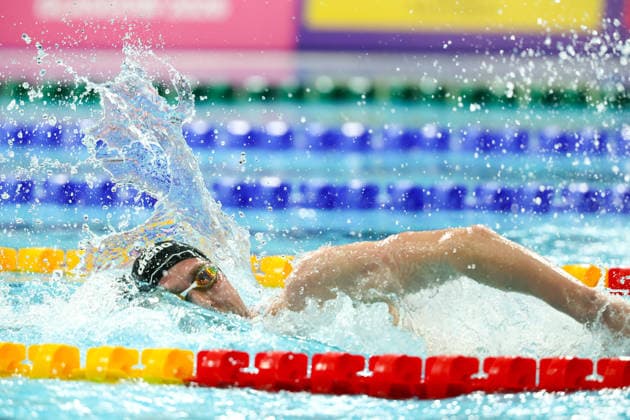July 27, 2026, Glasgow, Scotland, Great Britain: DANIEL WIFFEN of Northern Ireland in the Swimming Men s 800m Freestyle Final of the Commonwealth Games Glasgow 2026 at the Tollcross International Swimming Centre in Glasgow, Scotland. Glasgow Great Britain - ZUMAc179 20260727_zep_c179_435 Copyright: xMickaelxChavetx