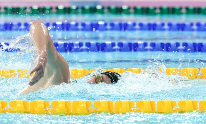 July 27, 2026, Glasgow, Scotland, Great Britain: DANIEL WIFFEN of Northern Ireland in the Swimming Men s 800m Freestyle Final of the Commonwealth Games Glasgow 2026 at the Tollcross International Swimming Centre in Glasgow, Scotland. Glasgow Great Britain - ZUMAc179 20260727_zep_c179_442 Copyright: xMickaelxChavetx