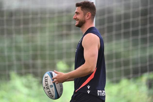 The Oriam, Edinburgh. Edinburgh new signing James Grayson during the session Edinburgh Rugby Training and press conference, PK, Pressekonferenz Rugby Union, Oriam, Edinburgh, Scotland, UK - 28 Jul 2026Edinburgh Hive Stadium United Kingdom  Copyright: xNeilxHanna Shutterstockx 17017414aq