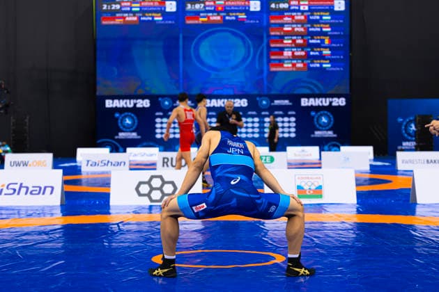 U17, U 17 Wrestling World Championships 60kg GR - Hinata Hanamori (JPN) *** U17 Wrestling World Championships, 60 kg Greco-Roman: Hinata Hanamori (JPN)
