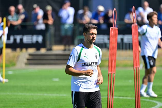 28.07.2026; Moenchengladbach; Fussball, Herren, Saison 2026 2027, Training Borussia Moenchengladbach Kevin Stoeger (Gladbach) DFL regulations prohibit any use of photographs as image sequences and or quasi-video. ista-Borussia-Park NRW Deutschland *** July 28, 2026, Mönchengladbach, Soccer, Men s, 2026–2027 Season, Borussia Mönchengladbach Training, Kevin Stoeger, Gladbach. DFL regulations prohibit any use of photographs as image sequences and or quasi-video content at Borussia Park, North Rhine-Westphalia, Germany