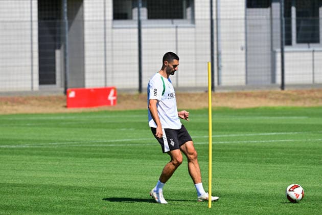 28.07.2026; Moenchengladbach; Fussball, Herren, Saison 2026 2027, Training Borussia Moenchengladbach Tim Kleindienst (Gladbach) DFL regulations prohibit any use of photographs as image sequences and or quasi-video. ista-Borussia-Park NRW Deutschland *** July 28, 2026, Mönchengladbach Soccer, Men s, 2026–2027 Season, Borussia Mönchengladbach Training, Tim Kleindienst, Gladbach. DFL regulations prohibit any use of photographs as image sequences and or quasi-video content at Borussia Park, North Rhine-Westphalia, Germany