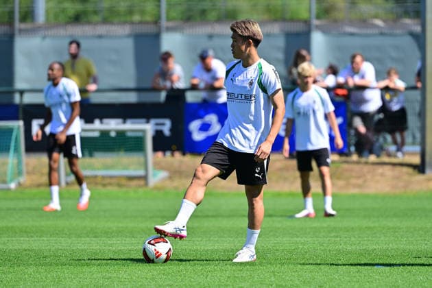 28.07.2026; Moenchengladbach; Fussball, Herren, Saison 2026 2027, Training Borussia Moenchengladbach Zento Uno (Gladbach) DFL regulations prohibit any use of photographs as image sequences and or quasi-video. ista-Borussia-Park NRW Deutschland *** July 28, 2026, Mönchengladbach Soccer, Men s, 2026–2027 Season, Borussia Mönchengladbach Training at Zento Uno Gladbach. DFL regulations prohibit any use of photographs as image sequences and or quasi-video content at Borussia Park, NRW, Germany
