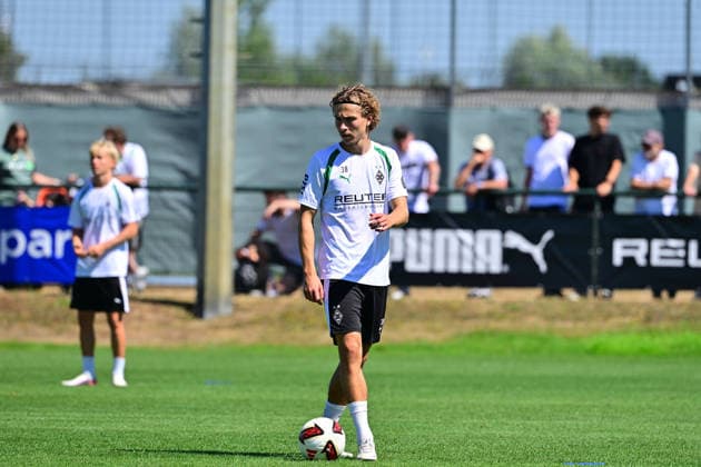 28.07.2026; Moenchengladbach; Fussball, Herren, Saison 2026 2027, Training Borussia Moenchengladbach Hugo Bolin (Gladbach) DFL regulations prohibit any use of photographs as image sequences and or quasi-video. ista-Borussia-Park NRW Deutschland *** July 28, 2026, Mönchengladbach, Soccer, Men s, 2026–2027 Season, Borussia Mönchengladbach Training, Hugo Bolin, Gladbach. DFL regulations prohibit any use of photographs as image sequences and or quasi-video content at Borussia Park, North Rhine-Westphalia, Germany