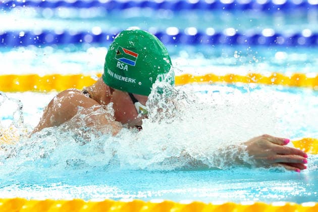 July 27, 2026, Glasgow, Scotland, Great Britain: LARA VAN NIEKERK of South Africa in the Swimming Women s 50m Breaststroke Semi Final of the Commonwealth Games Glasgow 2026 at the Tollcross International Swimming Centre in Glasgow, Scotland. Glasgow Great Britain - ZUMAc179 20260727_zep_c179_530 Copyright: xMickaelxChavetx