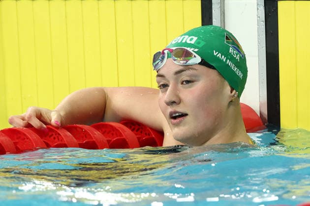 July 27, 2026, Glasgow, Scotland, Great Britain: LARA VAN NIEKERK of South Africa wins the Swimming Women s 50m Breaststroke Semi Final 2 of the Commonwealth Games Glasgow 2026 at the Tollcross International Swimming Centre in Glasgow, Scotland. Commowealth Games 2026: Swimming  - ZUMAc179 20260727_zep_c179_526 Copyright: xMickaelxChavetx