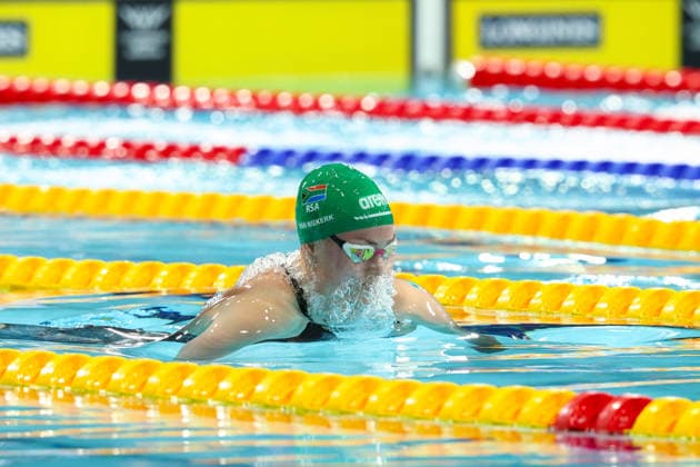 July 27, 2026, Glasgow, Scotland, Great Britain: LARA VAN NIEKERK of South Africa in the Swimming Women s 50m Breaststroke Semi Final of the Commonwealth Games Glasgow 2026 at the Tollcross International Swimming Centre in Glasgow, Scotland. Commowealth Games 2026: Swimming  - ZUMAc179 20260727_zep_c179_532 Copyright: xMickaelxChavetx