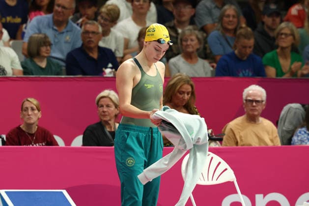 July 27, 2026, Glasgow, Scotland, Great Britain: TARA KINDER of Australia in the Swimming Women s 50m Breaststroke Semi Final of the Commonwealth Games Glasgow 2026 at the Tollcross International Swimming Centre in Glasgow, Scotland. Commowealth Games 2026: Swimming  - ZUMAc179 20260727_zep_c179_537 Copyright: xMickaelxChavetx