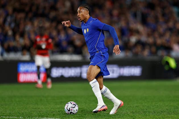 SOCCER CHELSEA WANDERERS, Joao Pedro of Chelsea during the Sydney Super Cup match between Chelsea FC and the Western Sydney Wanderers FC at Accor Stadium in Sydney, Tuesday, July 28, 2026. ( NO ARCHIVING, EDITORIAL USE ONLY SYDNEY NEW SOUTH WALES AUSTRALIA  Copyright: xMARKxEVANSx 20260728122451533716