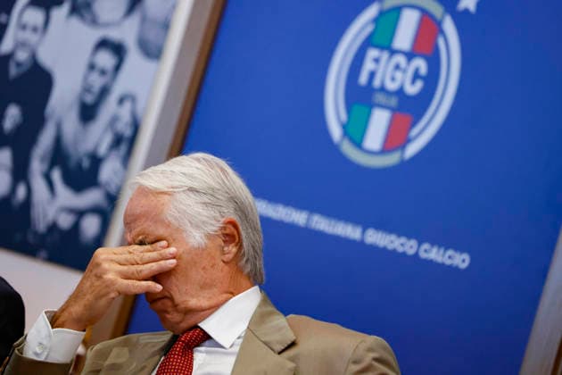July 28, 2026, Roma, ITALIA: FIGC President Giovanni Malago during a press conference, PK, Pressekonferenz following the FIGC Federal Council meeting in Rome, Italy, 28 July 2026.ANSA FABIO FRUSTACI. ++ MalagÃ², Su Pirlo Ho Deciso Io Per OpportunitÃ ,Con Maldini Separazione Senza Polemica ++  - ZUMAa110 20260728_zaf_a110_011 Copyright: xFabioxFrustacix