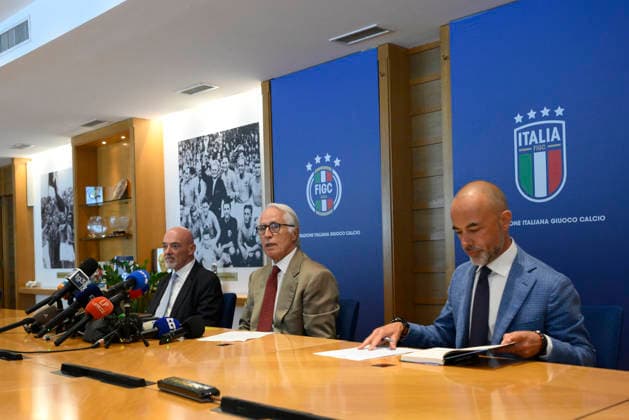 Giovanni Malago™ during the FIGC Federal Council at the headquarters in Via Allegri Rome, Italy - Tuesday, July 28, 2026. Sports - Football.  Copyright: xFabrizioxCorradetti LaPressex