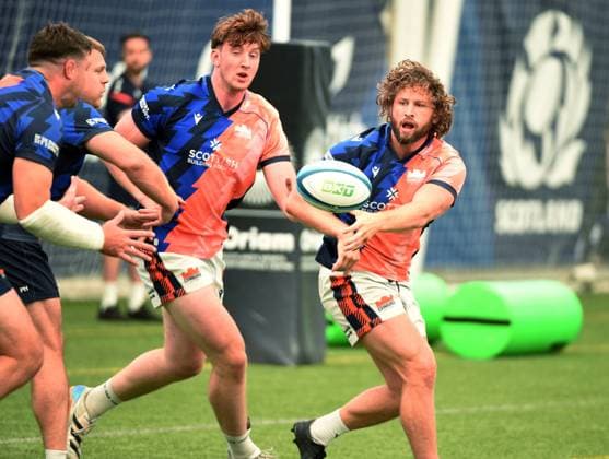 Alec Hepburn - Edinburgh Rugby prop. Edinburgh Rugby training, Oriam Sports complex, Edinburgh, Scotland, UK - 28 Jul 2026Edinburgh Oriam Sports complex Scotland United Kingdom  Copyright: xGibson Fotosport Shutterstockx 17020775aa