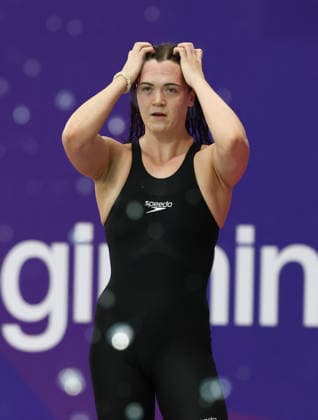July 27, 2026, Glasgow, Scotland, Great Britain: ERIKA FAIRWEATHER of Team New Zealand in the Swimming Women s 4x200m Freestyle Relay Final of the Commonwealth Games Glasgow 2026 at the Tollcross International Swimming Centre in Glasgow, Scotland. Commowealth Games 2026: Swimming  - ZUMAc179 20260727_zep_c179_578 Copyright: xMickaelxChavetx
