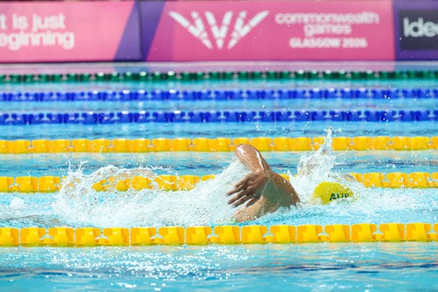July 27, 2026, Glasgow, Scotland, Great Britain: HANNAH CASEY of Team Australia in the Swimming Women s 4x200m Freestyle Relay Final of the Commonwealth Games Glasgow 2026 at the Tollcross International Swimming Centre in Glasgow, Scotland. Glasgow Great Britain - ZUMAc179 20260727_zep_c179_580 Copyright: xMickaelxChavetx