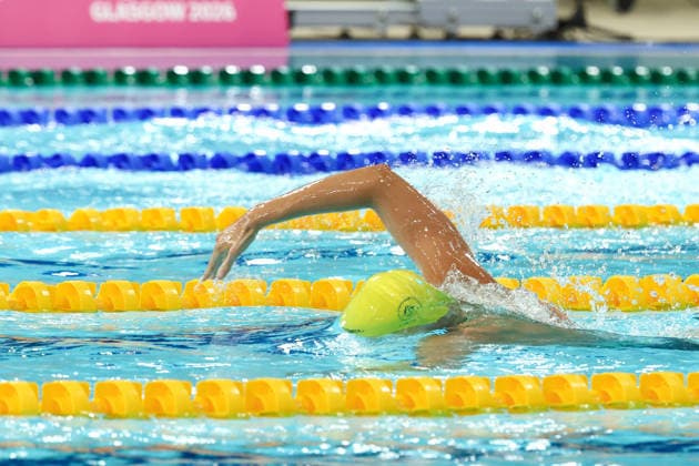 July 27, 2026, Glasgow, Scotland, Great Britain: HANNAH CASEY of Team Australia in the Swimming Women s 4x200m Freestyle Relay Final of the Commonwealth Games Glasgow 2026 at the Tollcross International Swimming Centre in Glasgow, Scotland. Commowealth Games 2026: Swimming  - ZUMAc179 20260727_zep_c179_589 Copyright: xMickaelxChavetx