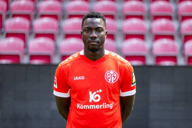 Fussball - Porträttermin 2026 2027 - 1. FSV Mainz 05 - 23.07.26, Silas Katompa Mvumpa - 1. FSV Mainz 05, 1.BL, Porträttermin 2026 2027, - *** Soccer Profile 2026 2027 1 FSV Mainz 05 23 07 26, Silas Katompa Mvumpa 1 FSV Mainz 05, 1 Bundesliga, Profile 2026 2027,