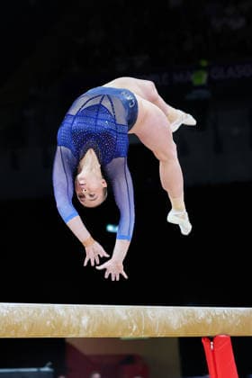 RECORD DATE NOT STATED 28th July 2026; Glasgow, Scotland; 2026 Commonwealth Games, Day Six; Womens Apparatus Final Beam - Elsabeth Black (CAN) RogerxEvans
