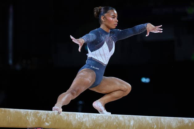 RECORD DATE NOT STATED 28th July 2026; Glasgow, Scotland; 2026 Commonwealth Games, Day Six; Womens Apparatus Final Beam - Alia Leat (ENG) RogerxEvans