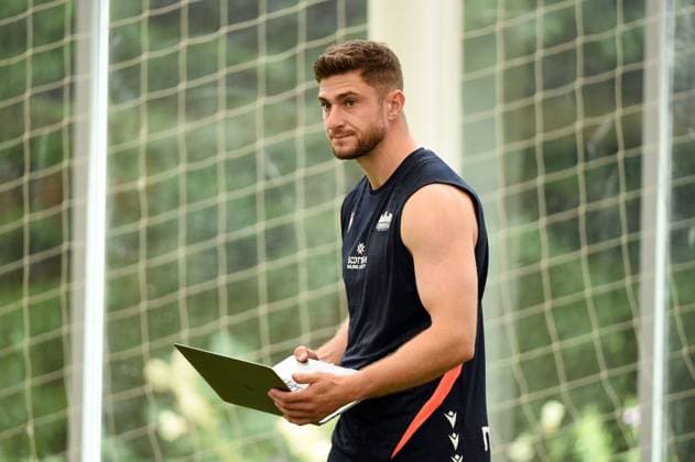 James Grayson - Edinburgh Rugby fly half. Edinburgh Rugby training, Oriam Sports complex, Edinburgh, Scotland, UK - 28 Jul 2026Edinburgh Oriam Sports complex Scotland United Kingdom  Copyright: xGibson Fotosport Shutterstockx 17020775aw