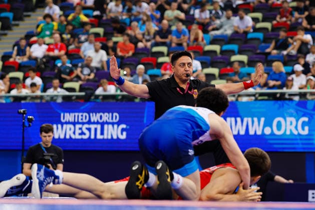 U17, U 17 Wrestling World Championships Referee *** U17 Wrestling World Championships Referee Copyright: xKostadinxAndonovx UWW-U17-WC-BAKU-2026