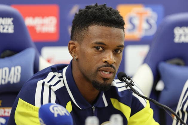 Fenerbahce press conference, PK, Pressekonferenz in Poland ZABRZE, POLAND - JULY 28: Nelson Semedo of Fenerbahce speaks a press conference ahead of the UEFA Champions League second qualifying round match between Gornik Zabrze and Fenerbahce at Arena Zabrze in Zabrze, Poland on July 28, 2026. Jakub Porzycki Anadolu Zabrze Poland. Editorial use only. Please get in touch for any other usage.  Copyright: x2026xAnadoluxJakubxPorzyckix