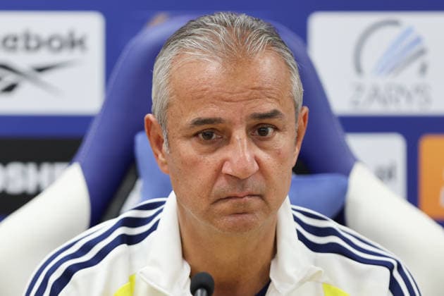 Fenerbahce press conference, PK, Pressekonferenz in Poland ZABRZE, POLAND - JULY 28: Head coach of Fenerbahce, Ismail Kartal speaks during a press conference ahead of the UEFA Champions League second qualifying round match between Gornik Zabrze and Fenerbahce at Arena Zabrze in Zabrze, Poland on July 28, 2026. Jakub Porzycki Anadolu Zabrze Poland. Editorial use only. Please get in touch for any other usage.  Copyright: x2026xAnadoluxJakubxPorzyckix