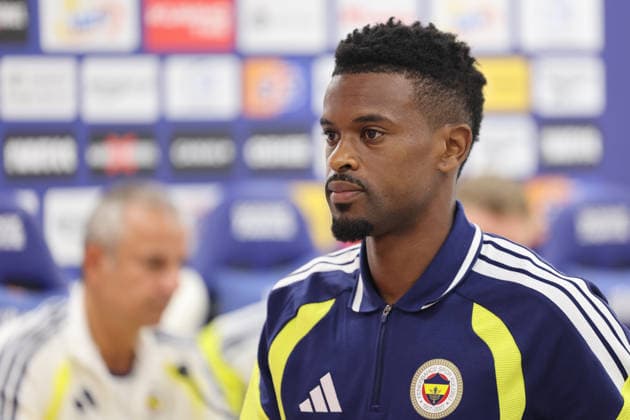 Fenerbahce press conference, PK, Pressekonferenz in Poland ZABRZE, POLAND - JULY 28: Nelson Semedo of Fenerbahce speaks a press conference ahead of the UEFA Champions League second qualifying round match between Gornik Zabrze and Fenerbahce at Arena Zabrze in Zabrze, Poland on July 28, 2026. Jakub Porzycki Anadolu Zabrze Poland. Editorial use only. Please get in touch for any other usage.  Copyright: x2026xAnadoluxJakubxPorzyckix
