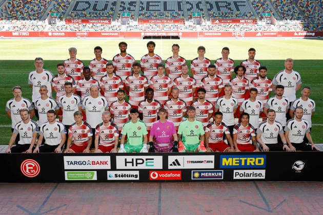 Football, 3rd Division, Fortuna Düsseldorf, Headshots 2026 2027
