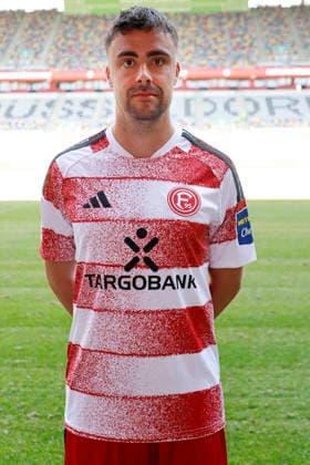 Düsseldorf , Deutschland, 3. Fussball Bundesliga Saison 2026 2027 Philipp Förster ; Fortuna Düsseldorf 1895 ; 3.Liga, Porträttermin 2026 2027, *** Düsseldorf, Germany, 2026–2027 Bundesliga Season, Philipp Förster, Fortuna Düsseldorf 1895, 3. Liga, Photo Shoot 2026–2027,