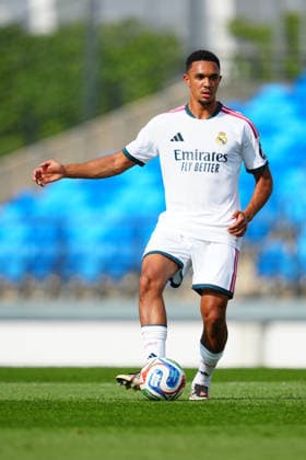 Real Madrid CF v CD LeganÃ s - Pre-Season Friendly Trent Alexander-Arnold of Real Madrid CF, is seen in action during the pre-season friendly match between Real Madrid CF and CD LeganÃ s at Alfredo Di StÃ fano Stadium on July 28, 2026 in Madrid, Spain. Madrid Alfredo Di StÃ fano Stadium Madrid Spain Copyright: xGokhanxTanerx xPSxImagesxGokhanxTanerx xPSxImagesx